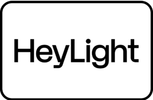 heylight payment badge white